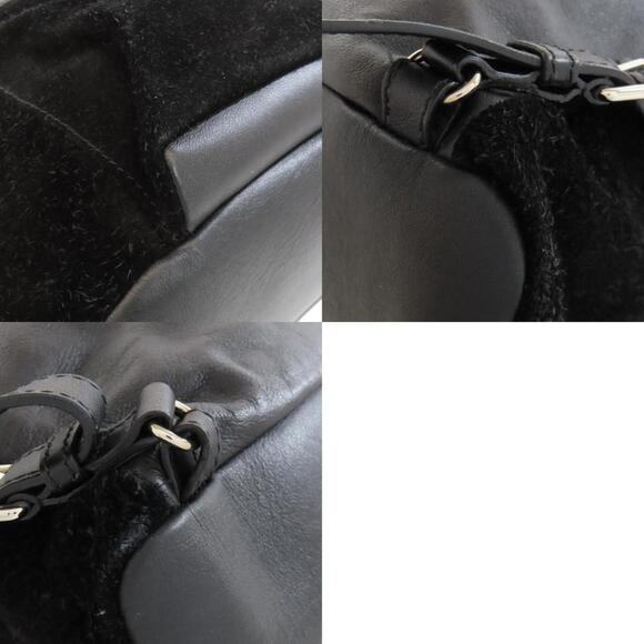 BALENCIAGA Suede Backpack 340139 Black - Picture 10 of 11